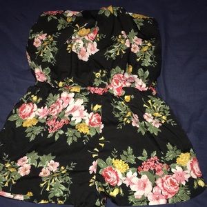 Floral Print Rumper